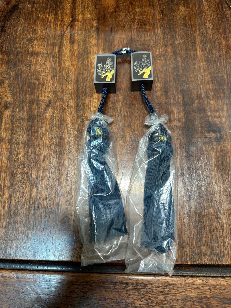 鉄地金象嵌　掛け軸　風鎮　骨董　古美術