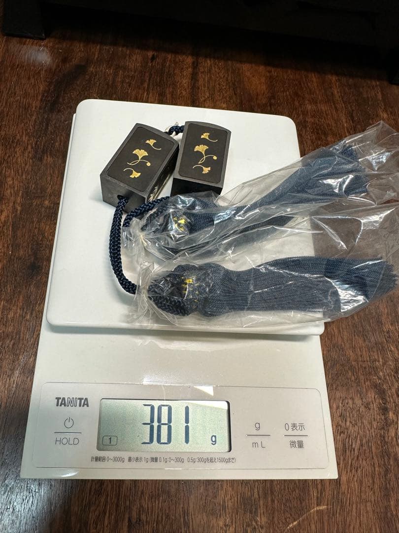 鉄地金象嵌　掛け軸　風鎮　骨董　古美術