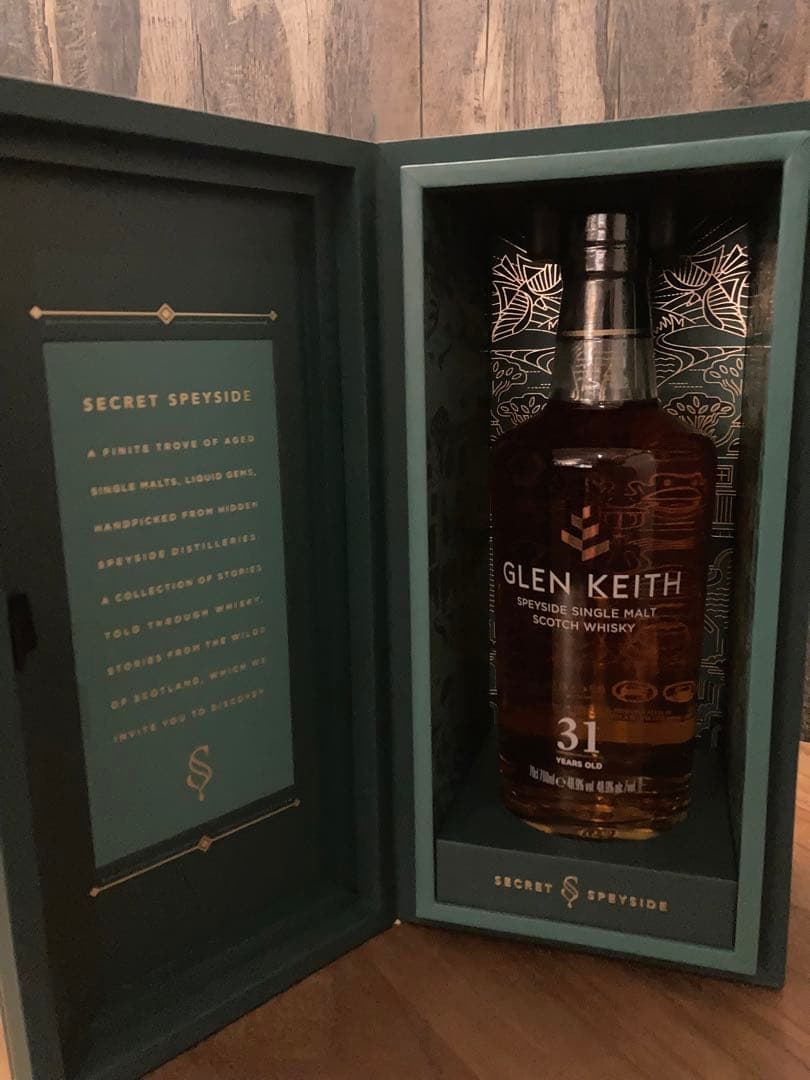 Glen Keith 31年 シングルモルトウイスキー ギフトボックス入り