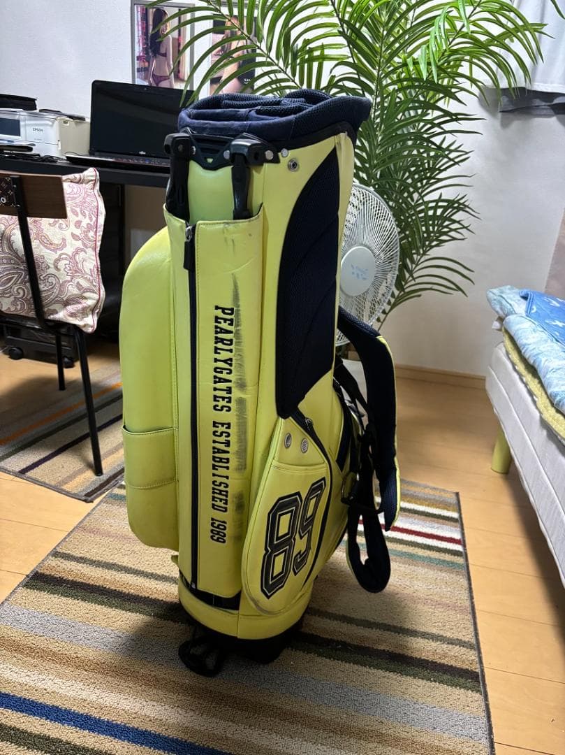 PEARLY GATES スタンド式　ゴルフバッグ 89 イエロー