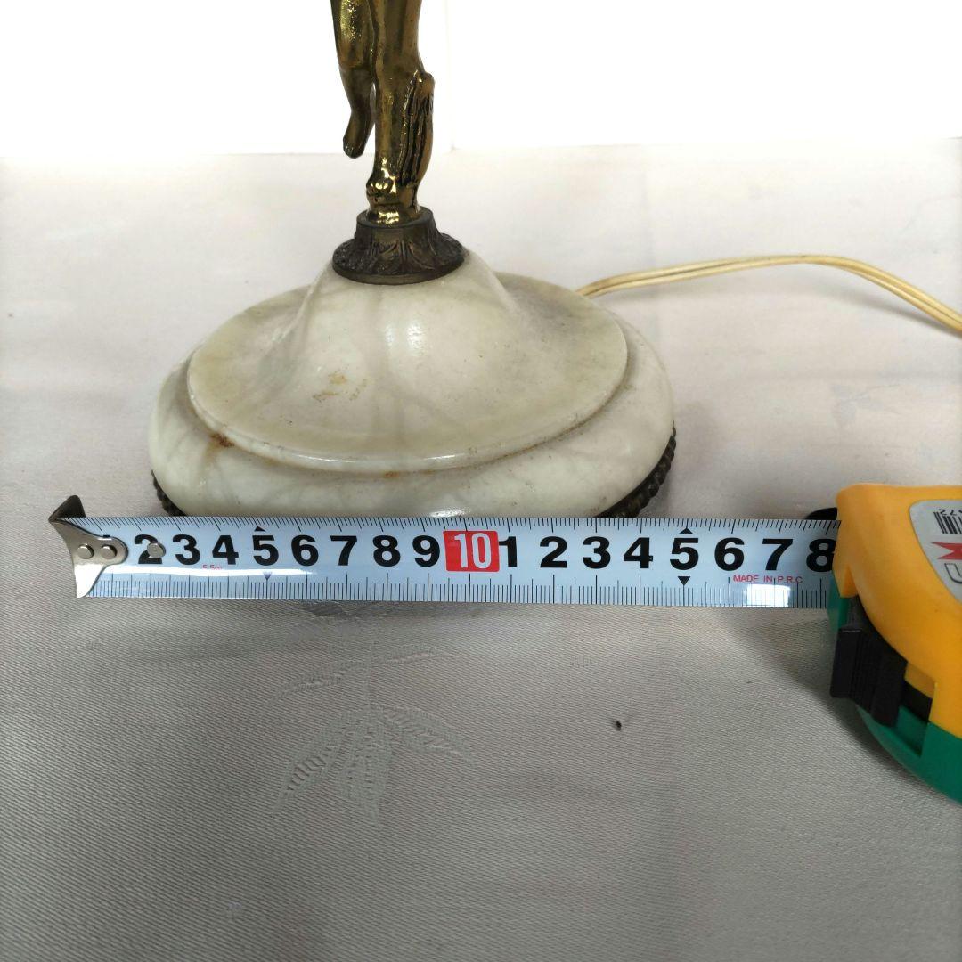 電気スタンド　人造大理石　アンティーク