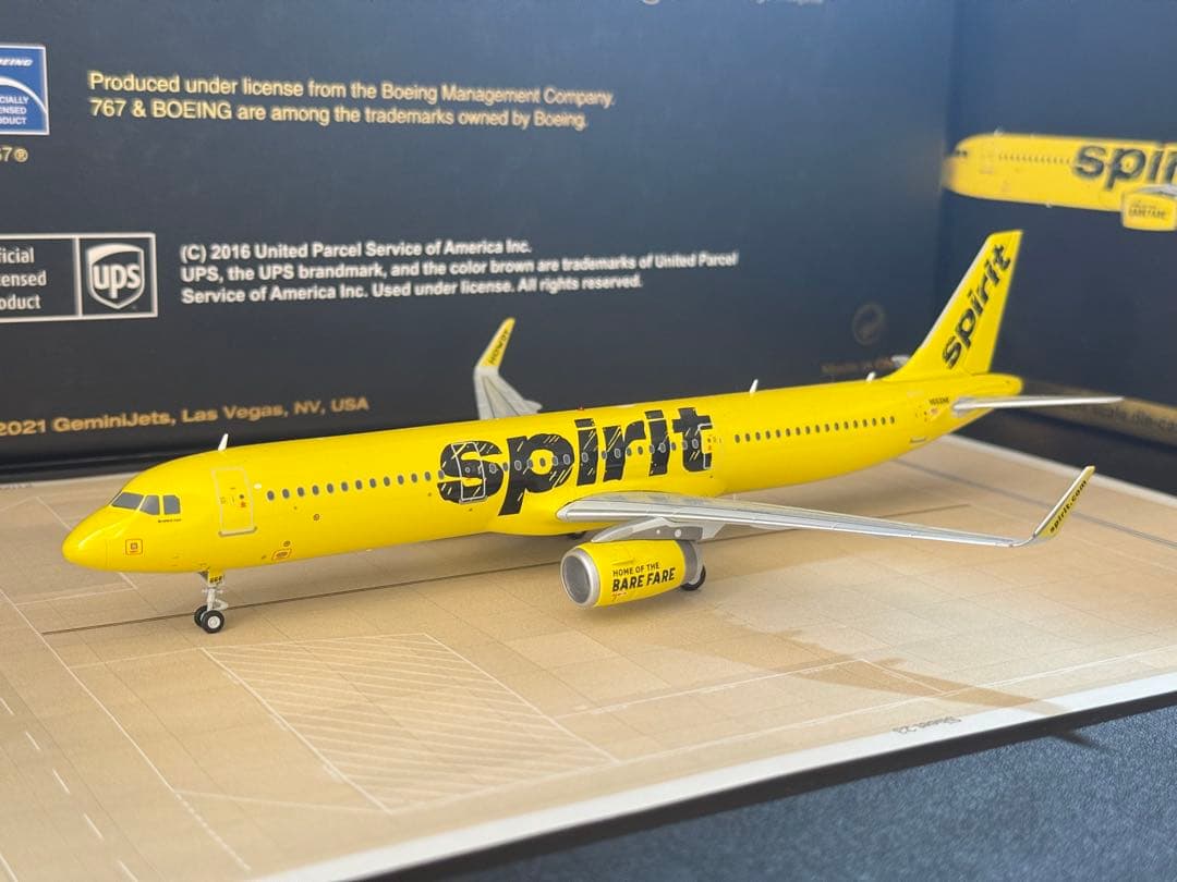 航空機・ヘリコプター Gemini 200 Airbus A321 Spirit
