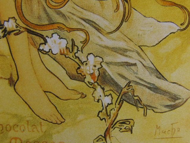 アルフォンス・ミュシャ、〈ショコラ・マッソン〉：1897年のカレンダー