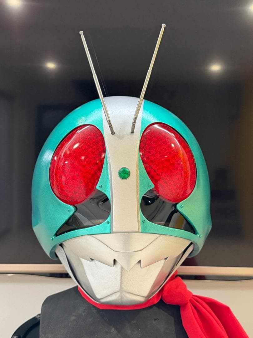 仮面ライダー新1号　1/1　マスク　レプリカ　アトラク　コスプレ　FRP製