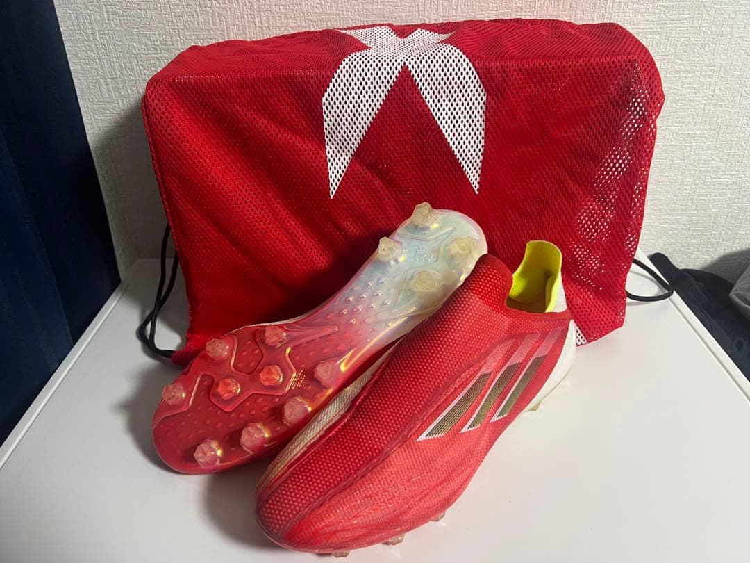 アディダス サッカースパイク エックス スピードフロー+ ag 25.5cm