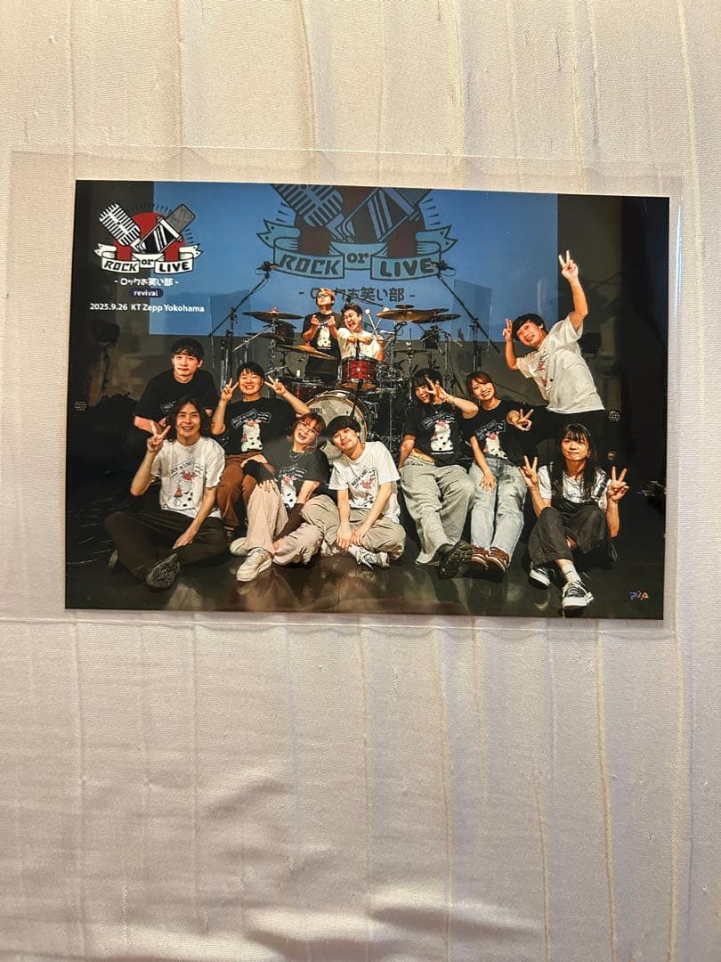 ロックお笑い部　会場限定写真　ダウ90000 Base Ball Bear