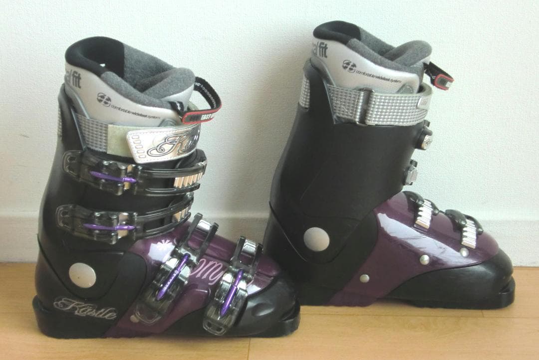 ■■送料無料■SWALLOW■女性用スキーセット■板142靴23.5■WAX済■