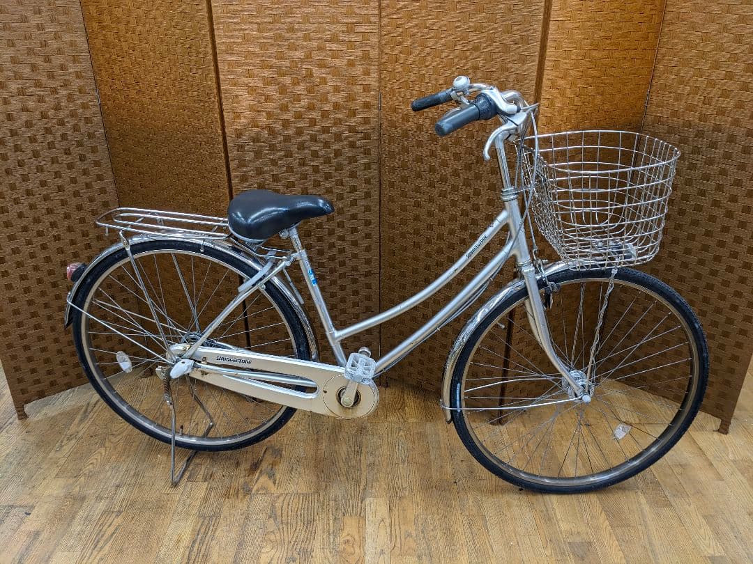 U055　普通自転車　27インチ　ブリヂストン　LEDオートライト 内装3段変速