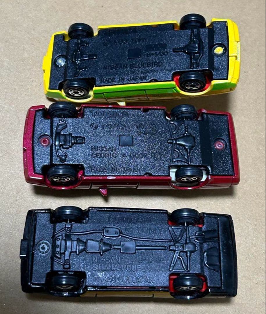トミカ 赤箱 日本製 3台セット