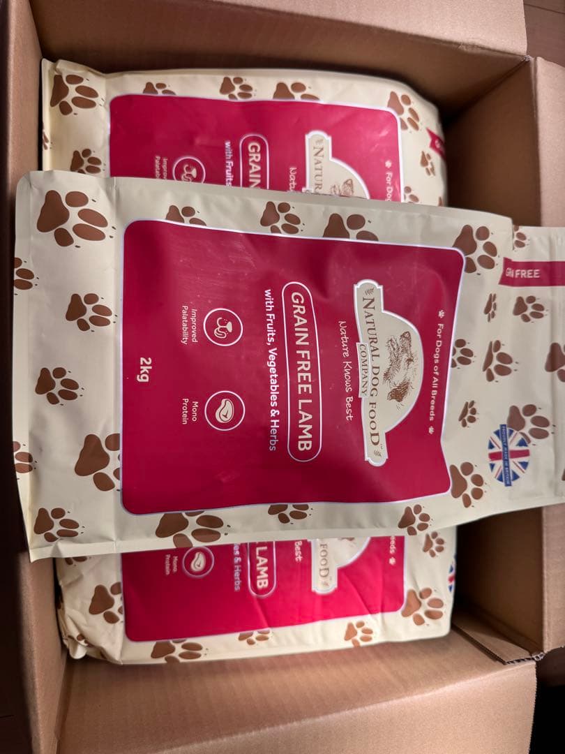 [新品]アランズナチュラルドッグフード ラム 2kg×5袋