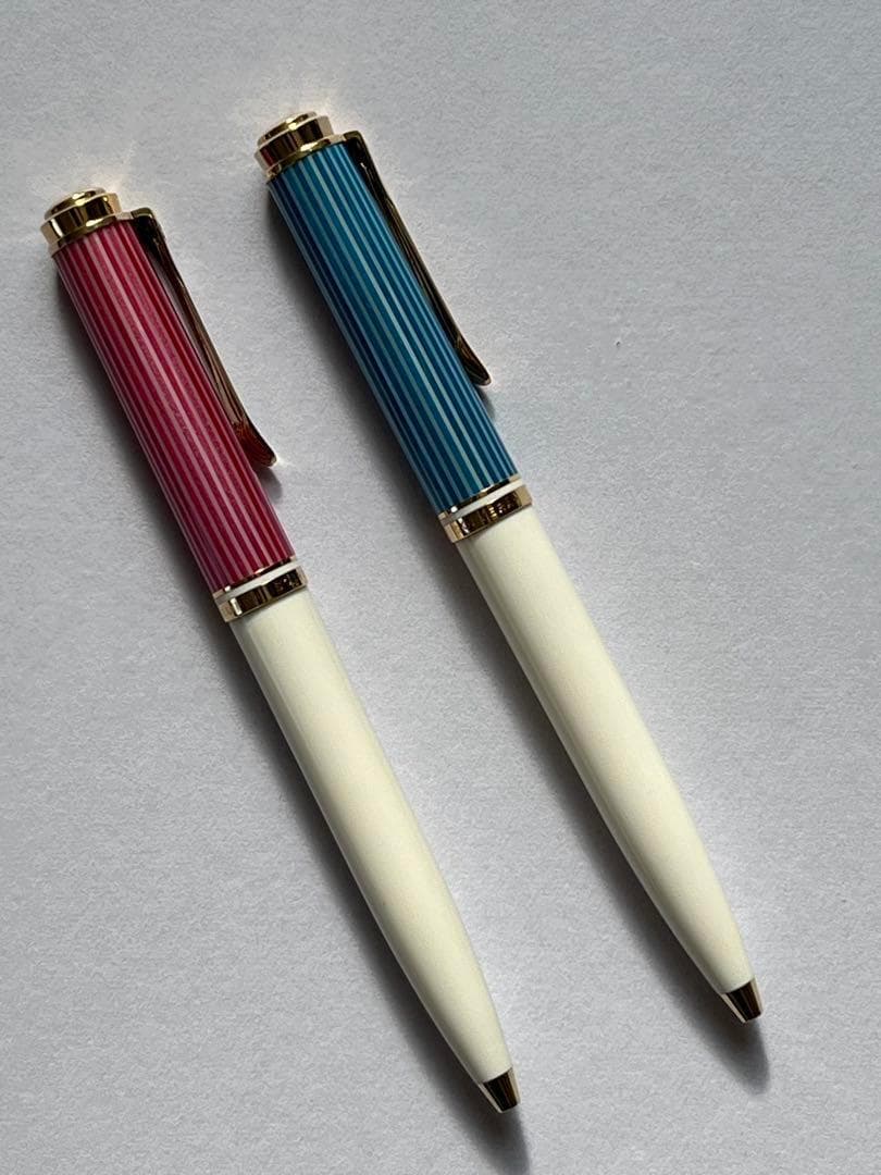 【まとめ売り】ペリカン ボールペン スーベレーン K600 ピンク＆ターコイズ