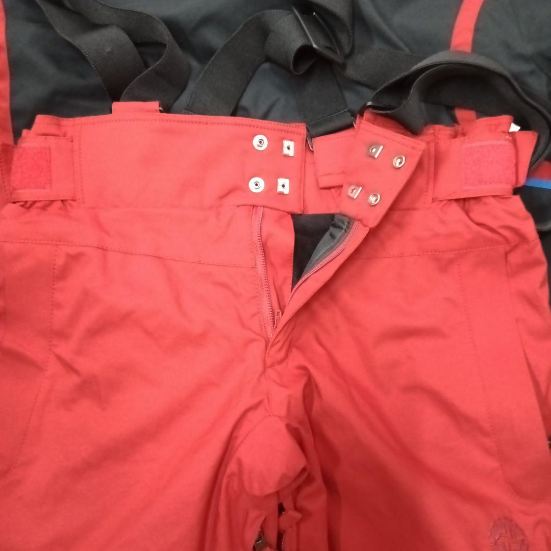 FABRICE スキーウェア 黒赤 2点セット