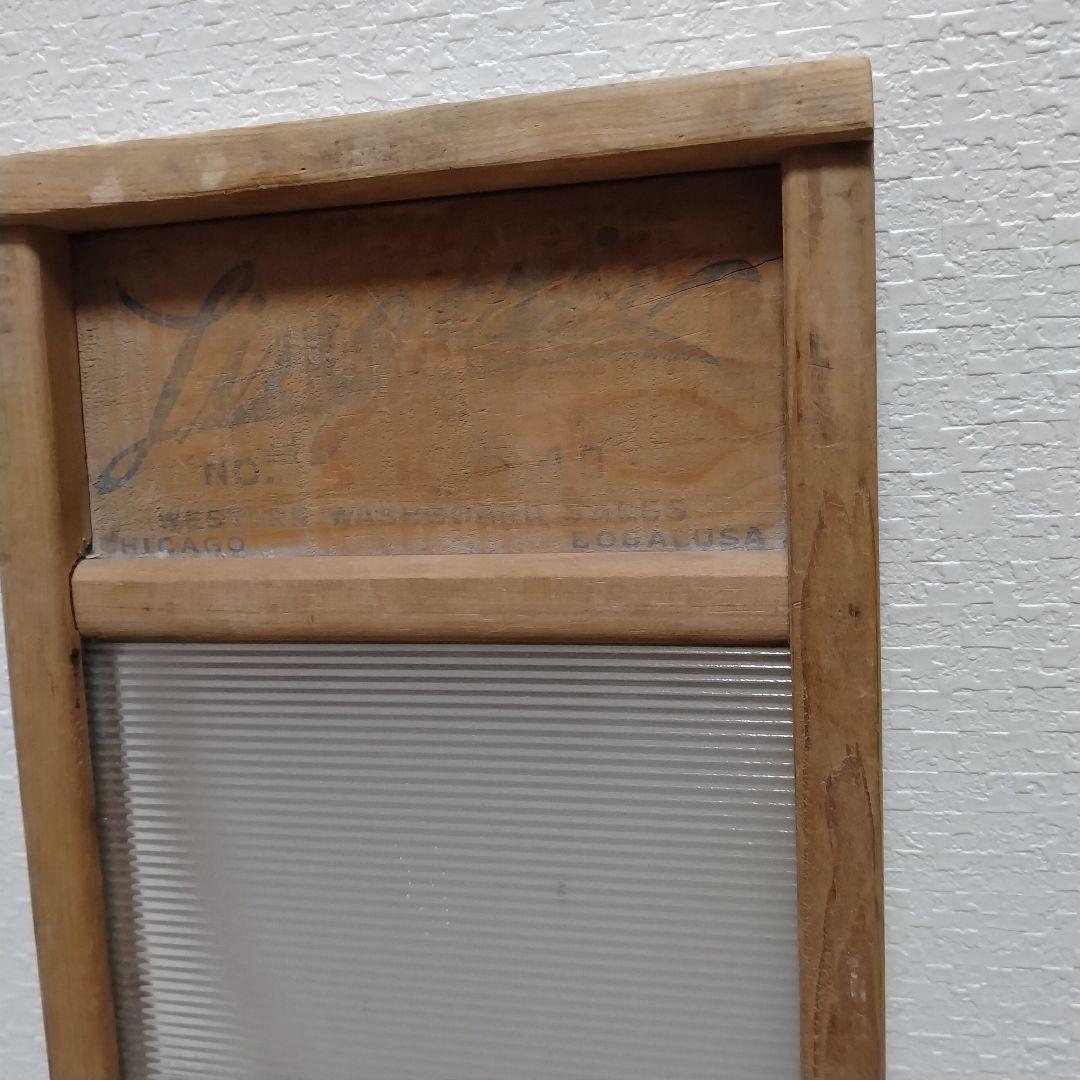 40s~50s　vintage　ウォッシュボード　洗濯板 木製　アメリカ製