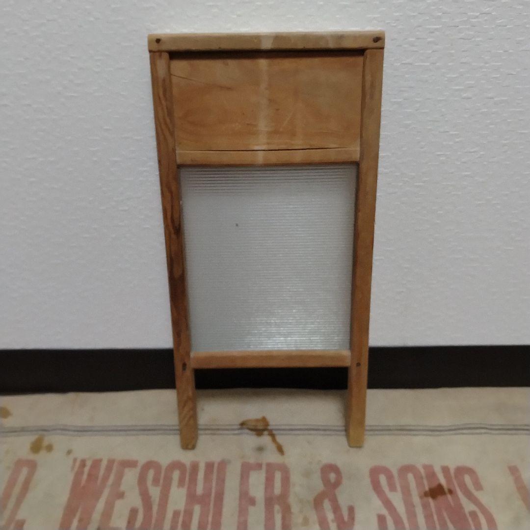 40s~50s　vintage　ウォッシュボード　洗濯板 木製　アメリカ製