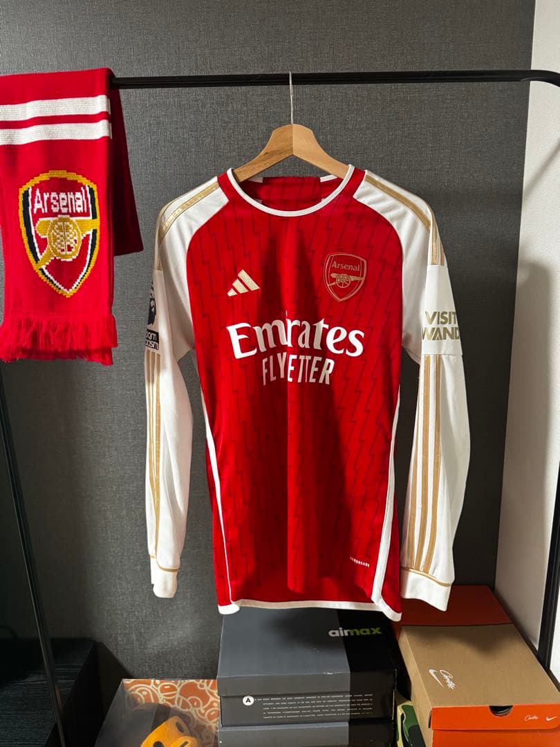 【正規品】アーセナル 23／24 ホーム　長袖　デクランライス ユニフォーム