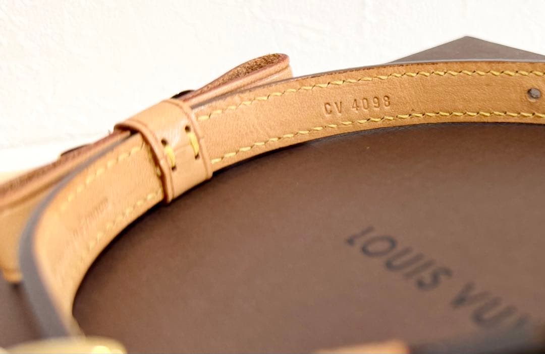 【未使用品】LOUIS VUITTON ルイヴィトン リボン付き首輪　モノグラム