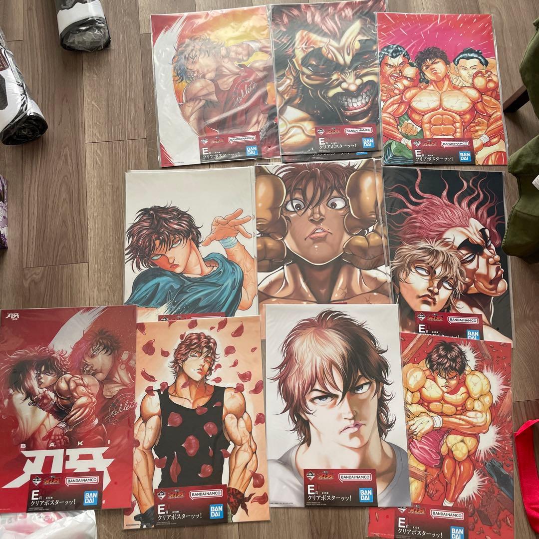 刃牙　一番くじ　～世界は、拳ひとつで変えられる～　A B ラストワン　3点セット