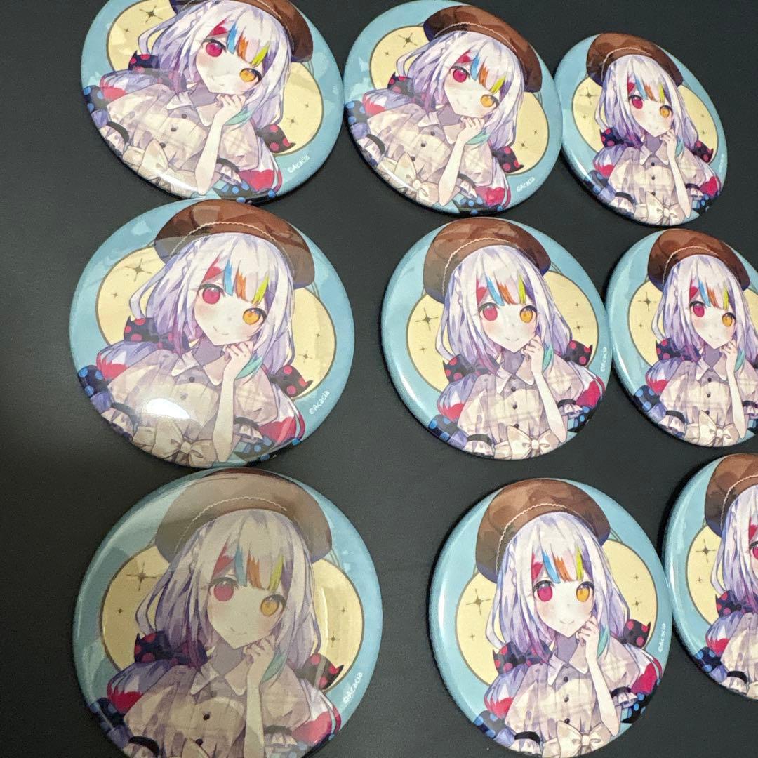 魔法少女ノ魔女裁判 城ヶ崎ノア コラボカフェ 缶バッジ ９個