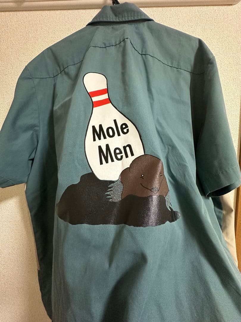 XL 古着 ヒルトン 半袖 ボウリング シャツ メンズ 00年代 グリーン