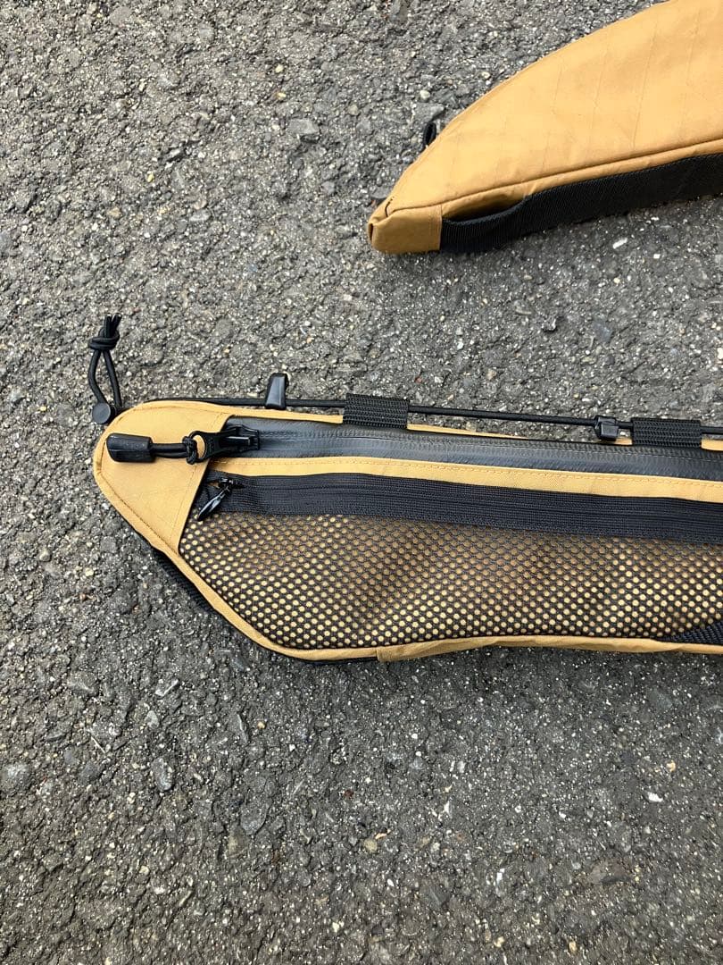 ハンドメイドフレームバッグx-pac 42.5c m トップチューブバッグ付き