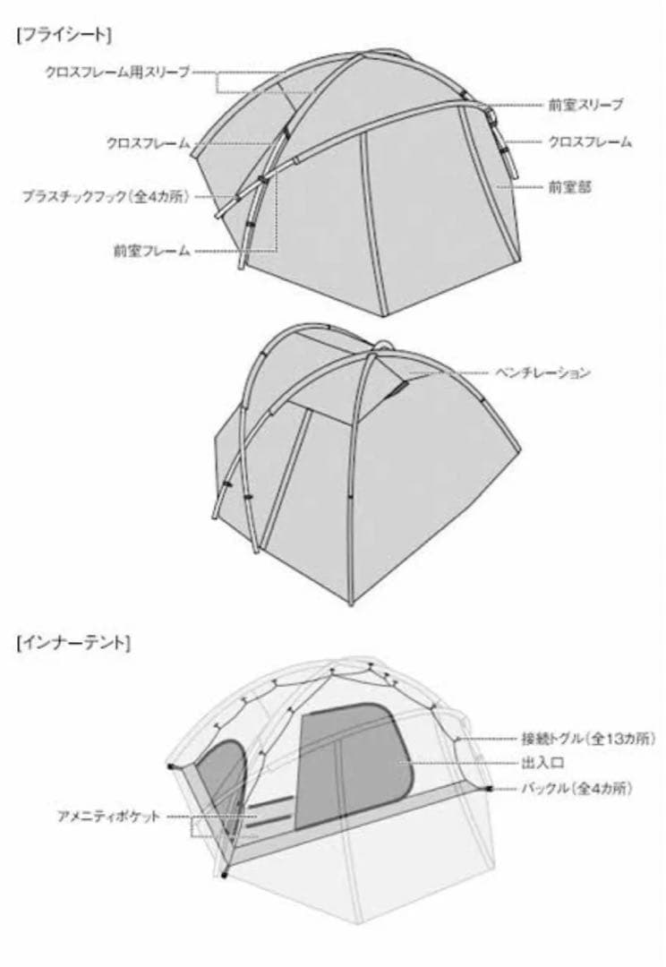  peak スノーピーク ミニッツドーム Pro.air 1