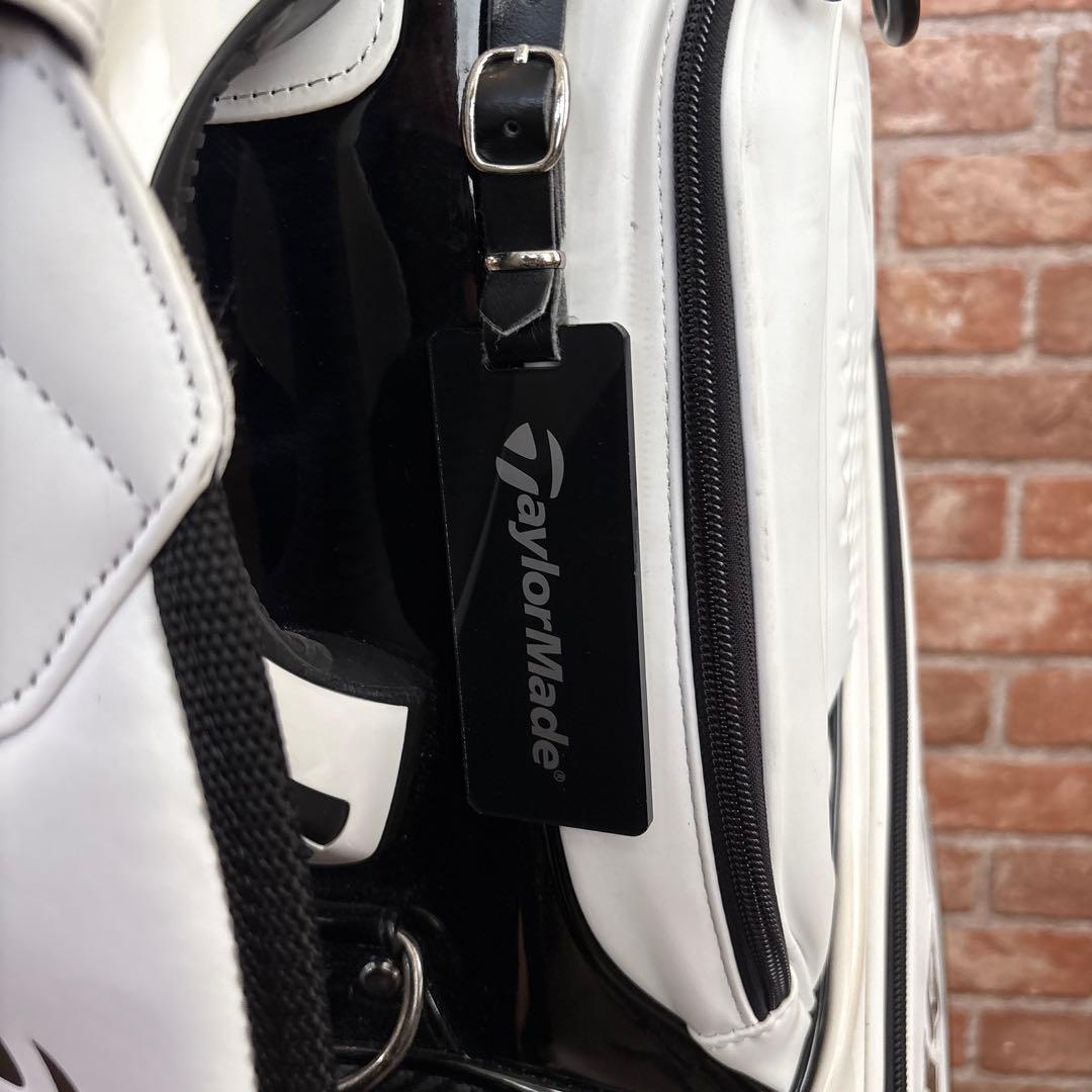‼️テーラーメイド エナメル キャディバック 9.5型 ホワイト×ブラック‼️