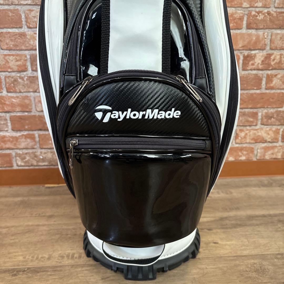 ‼️テーラーメイド エナメル キャディバック 9.5型 ホワイト×ブラック‼️