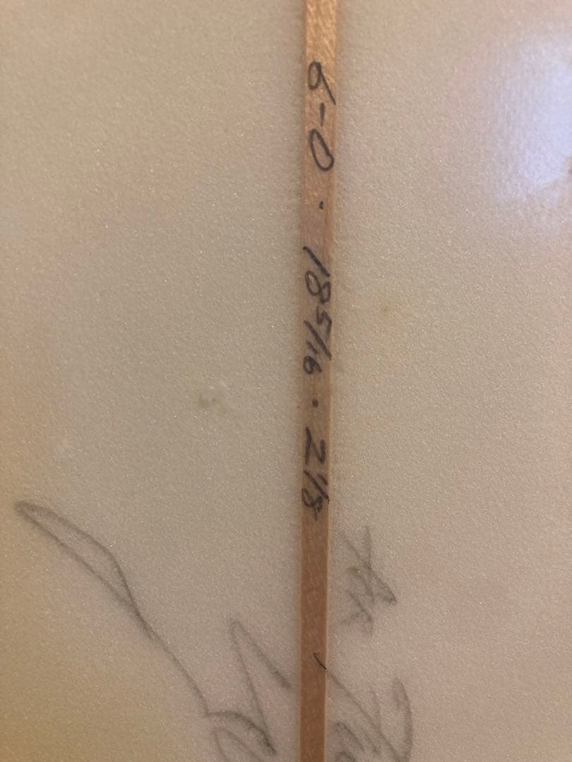 yuサーフボード 6'0フィン付き