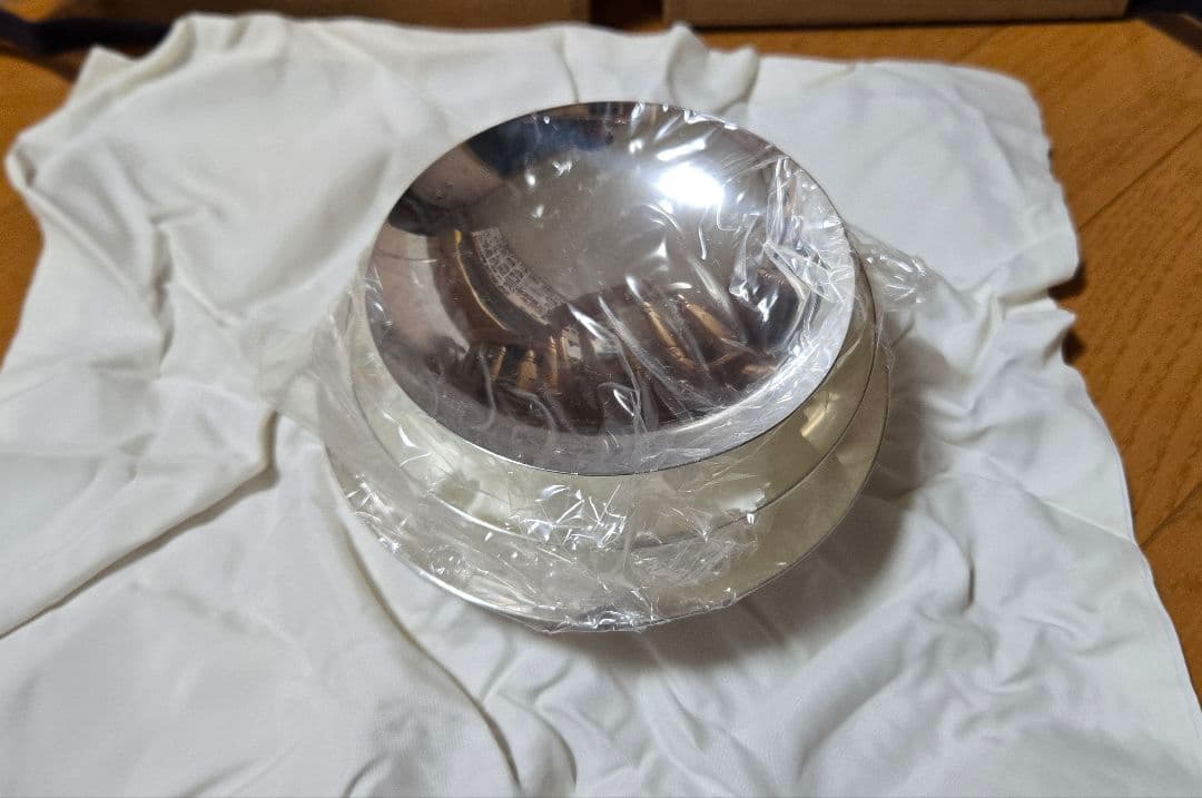 純銀天賞堂 純銀 銀盃 純銀盃 三ッ重 361g