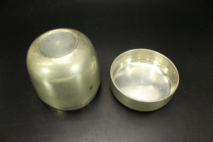 茶道具 錫 棗 茶壷 煎茶(A548)