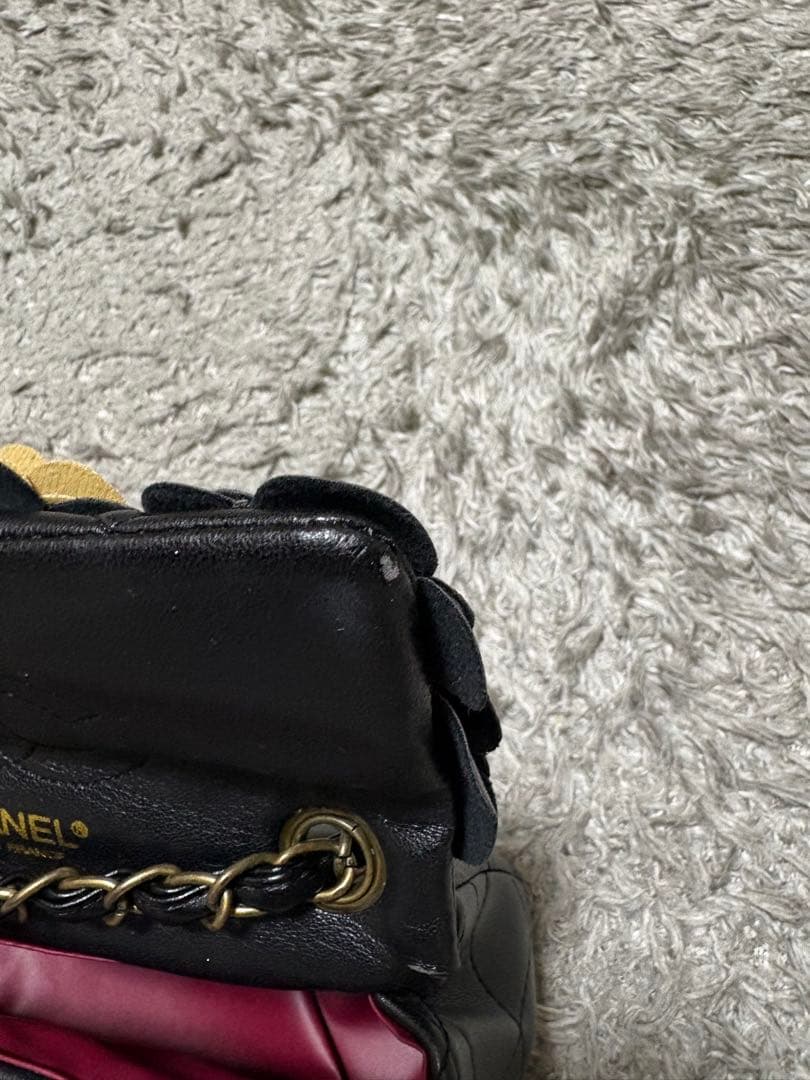 ⑤シャネル　フラワー　チェーンバッグ　ノベルティ