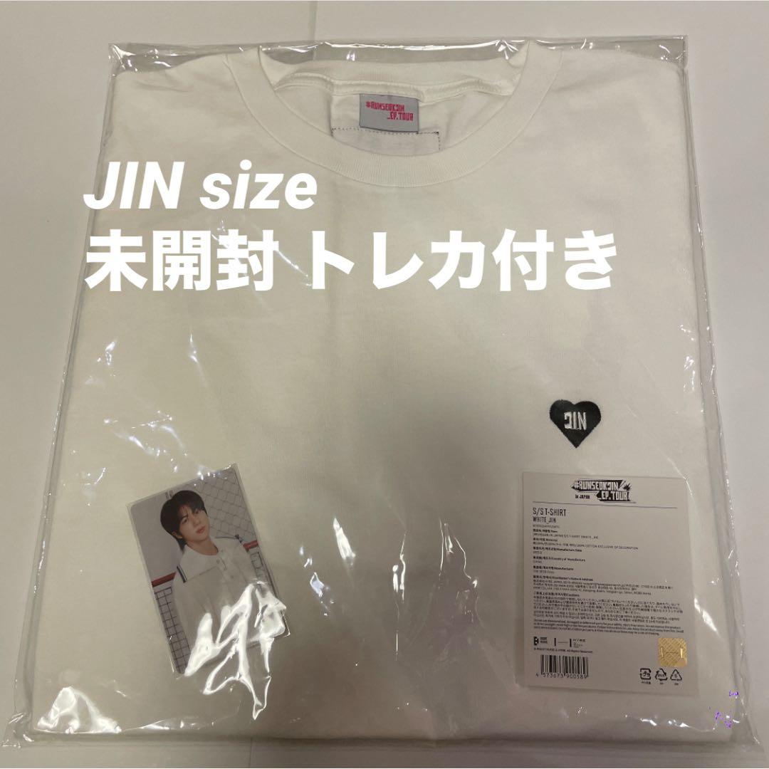 RUNSEOKJIN in JAPAN Tシャツ 白 ジンサイズ トレカ 未開封