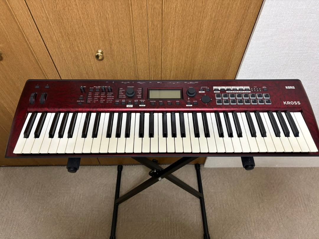 KORG KROSS 2 61鍵 レッドマーブル 純正ソフトケース付き