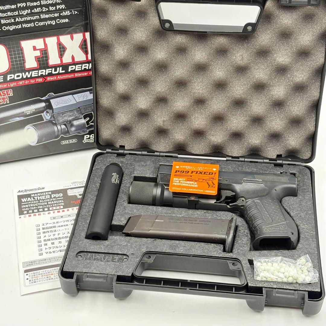 ワルサー P99 モデルガン マルゼン スペシャルセット 0705-S6417t