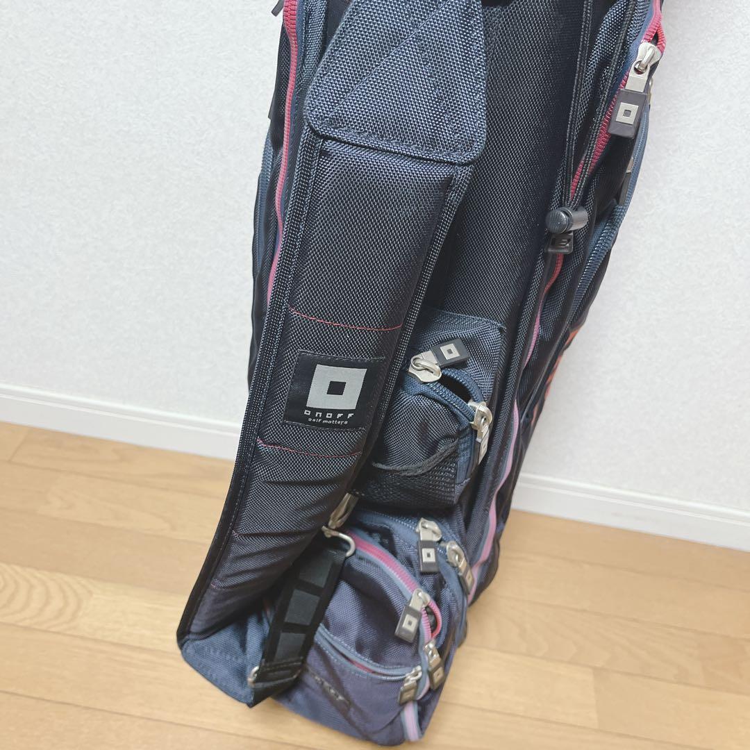 K059 onoff オノフ キャディバッグ 9.5型 フードあり