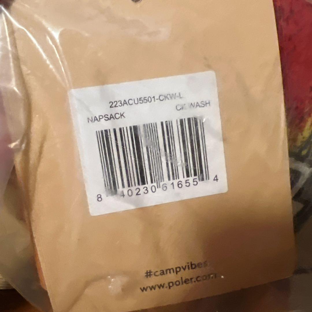 新品未使用 POLER NAPSACK Lサイズ CK WASH