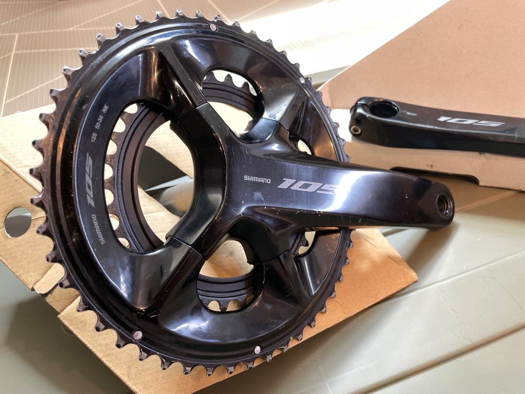Shimano 105 クランクセット ブラック