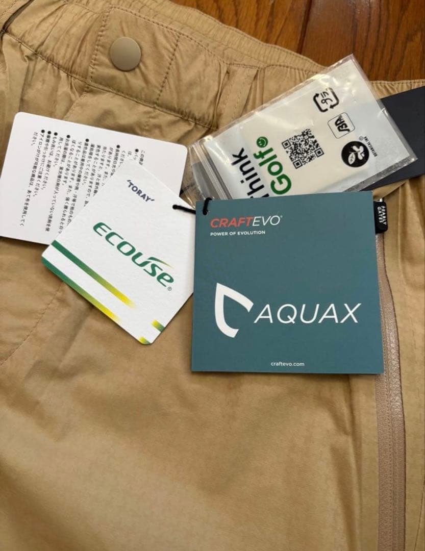 【新品未使用】PEARLY GATES レインパンツ PGロゴ