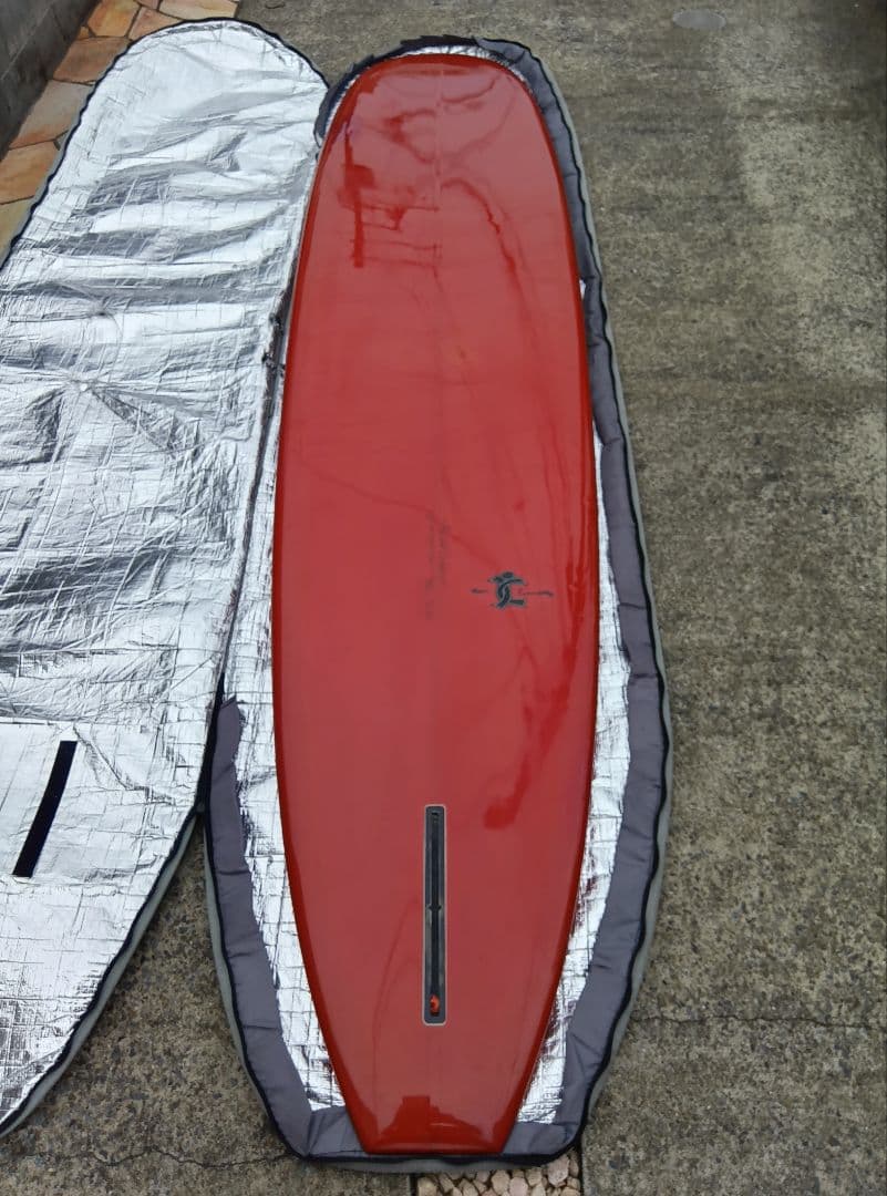 【手渡し】YUサーフ　ケビンコネリーシェイプ ノーズライダー 9.4純正フィン付