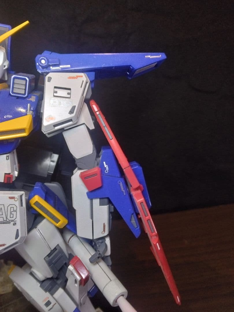 MG　ZZガンダムVer.Ka プレミアムデカール仕様　塗装完成品　説明書台座付