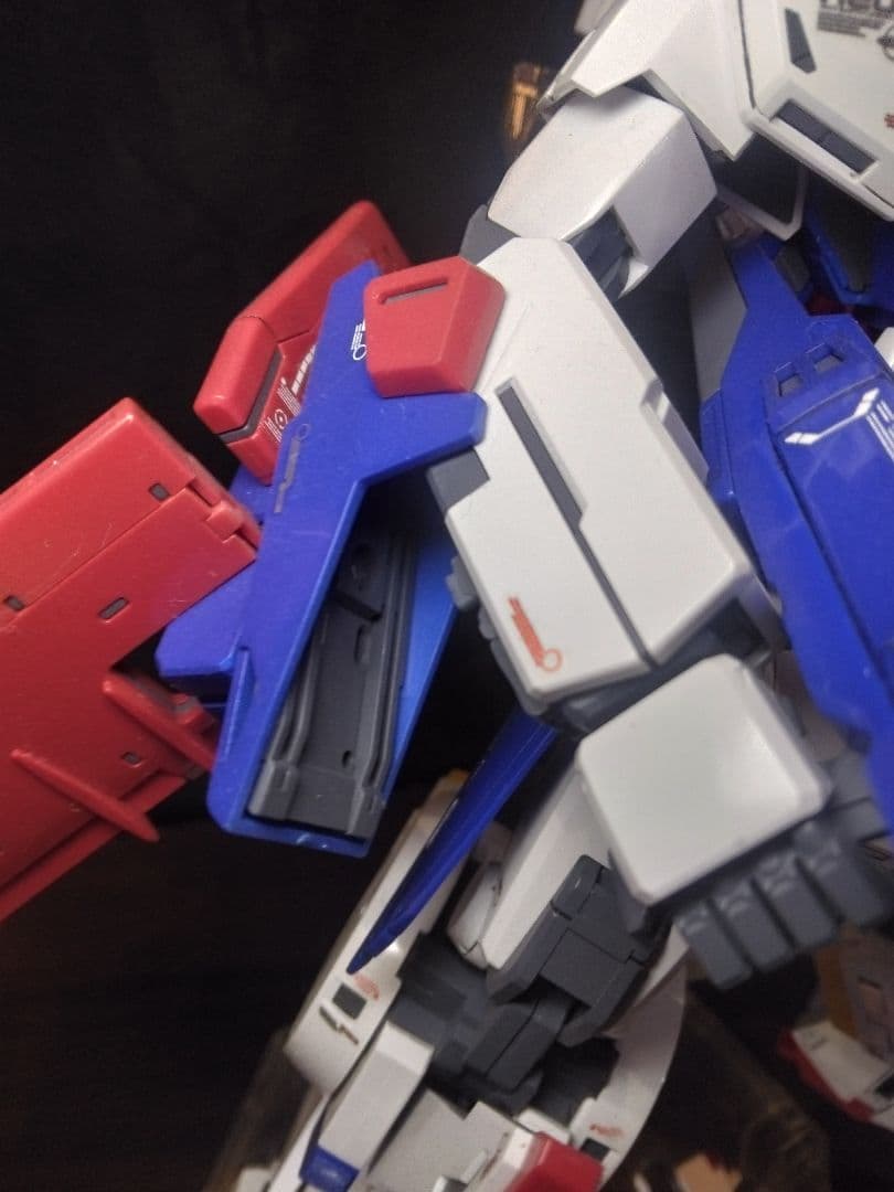 MG　ZZガンダムVer.Ka プレミアムデカール仕様　塗装完成品　説明書台座付