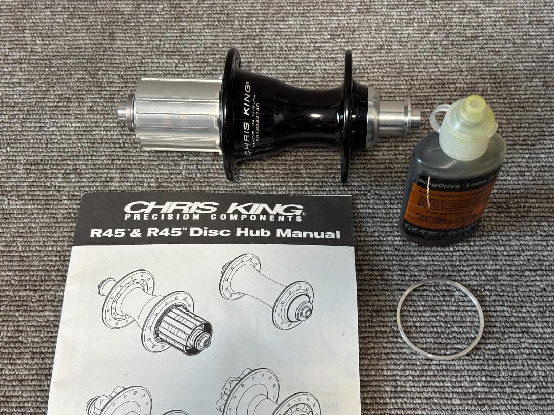 【美品】クリスキングChris King R45 24H リアハブ