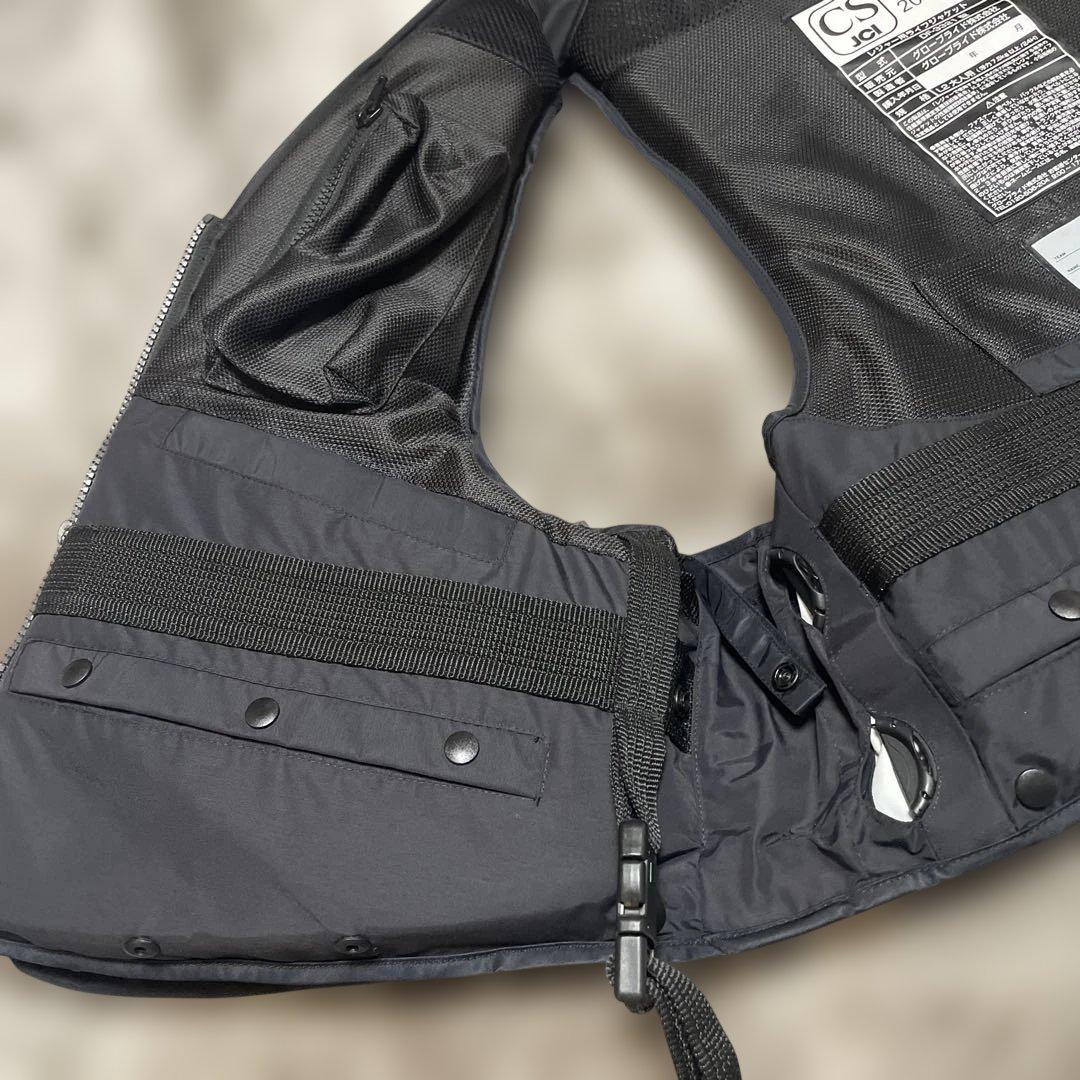 ダイワ バリアテックサイバーフロート　DF-3321 ライフジャケット 黒　M