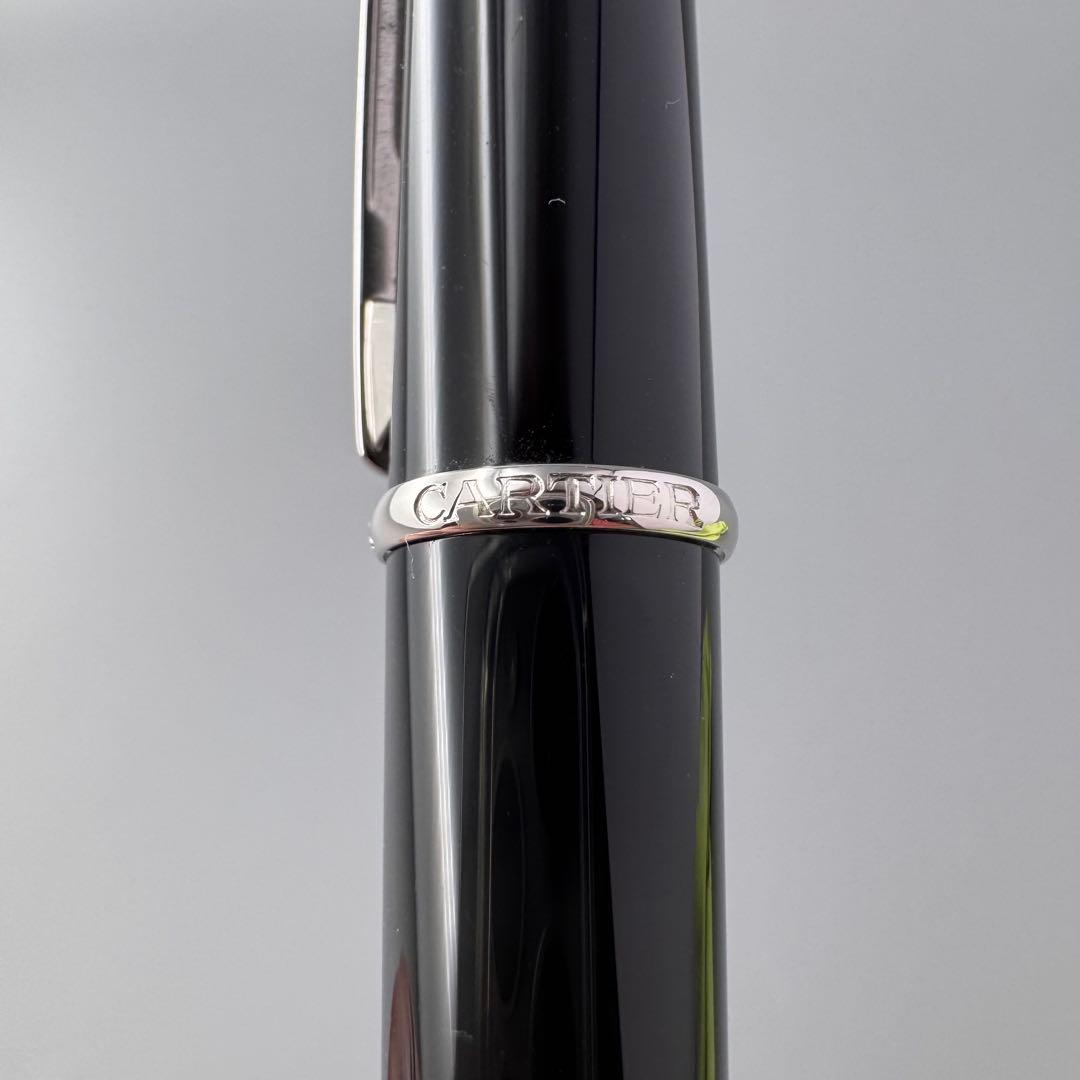 ディアボロ ドゥ カルティエ ツイスト式ボールペン ブラック/シルバー