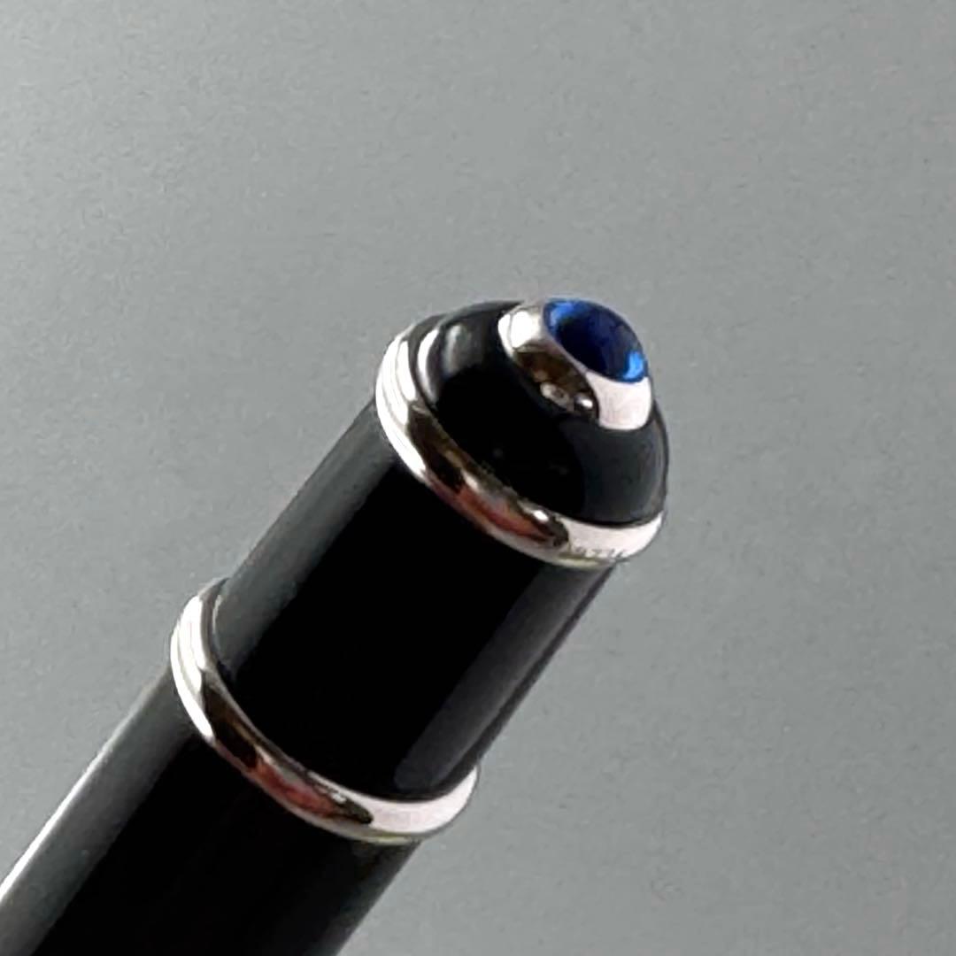 ディアボロ ドゥ カルティエ ツイスト式ボールペン ブラック/シルバー