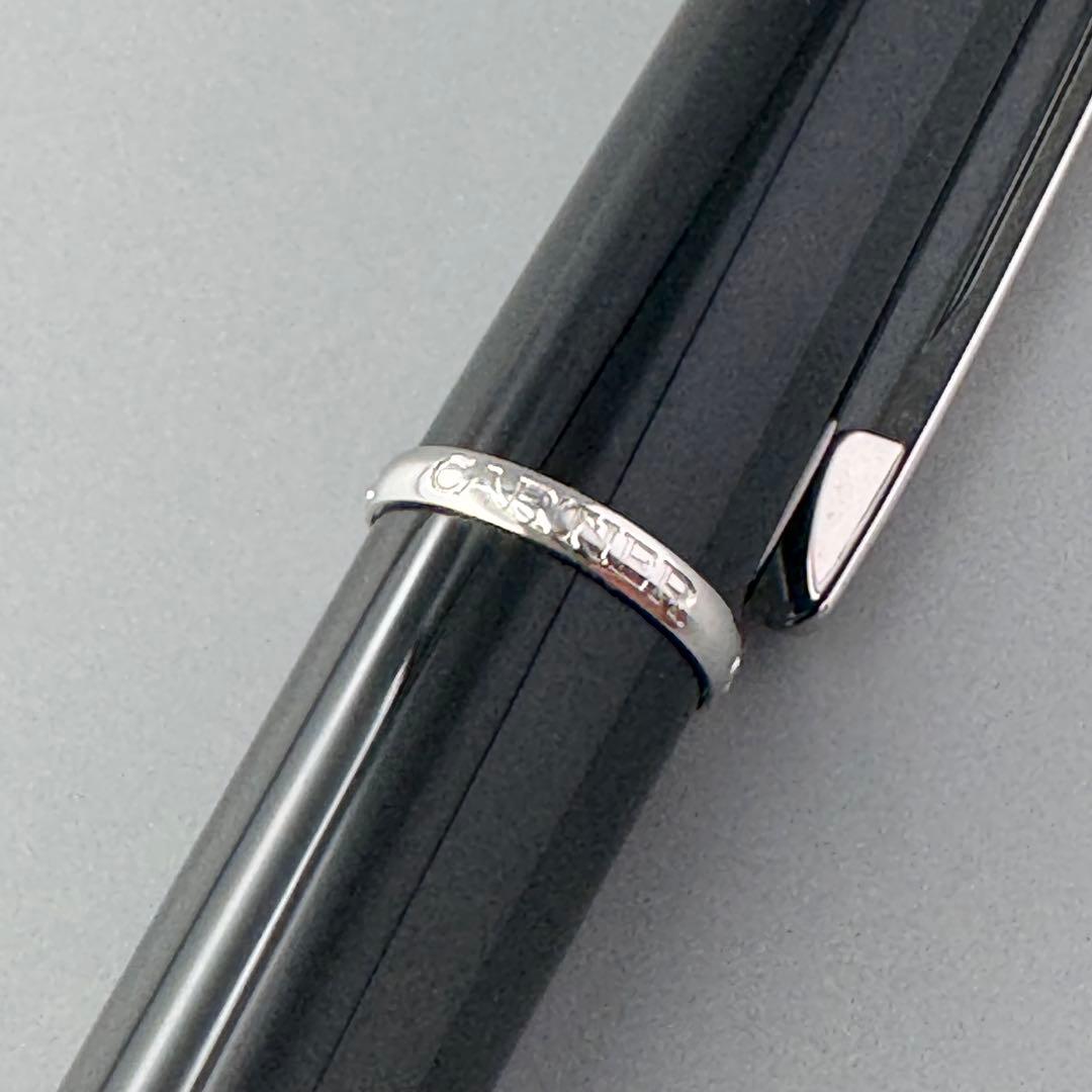 ディアボロ ドゥ カルティエ ツイスト式ボールペン ブラック/シルバー