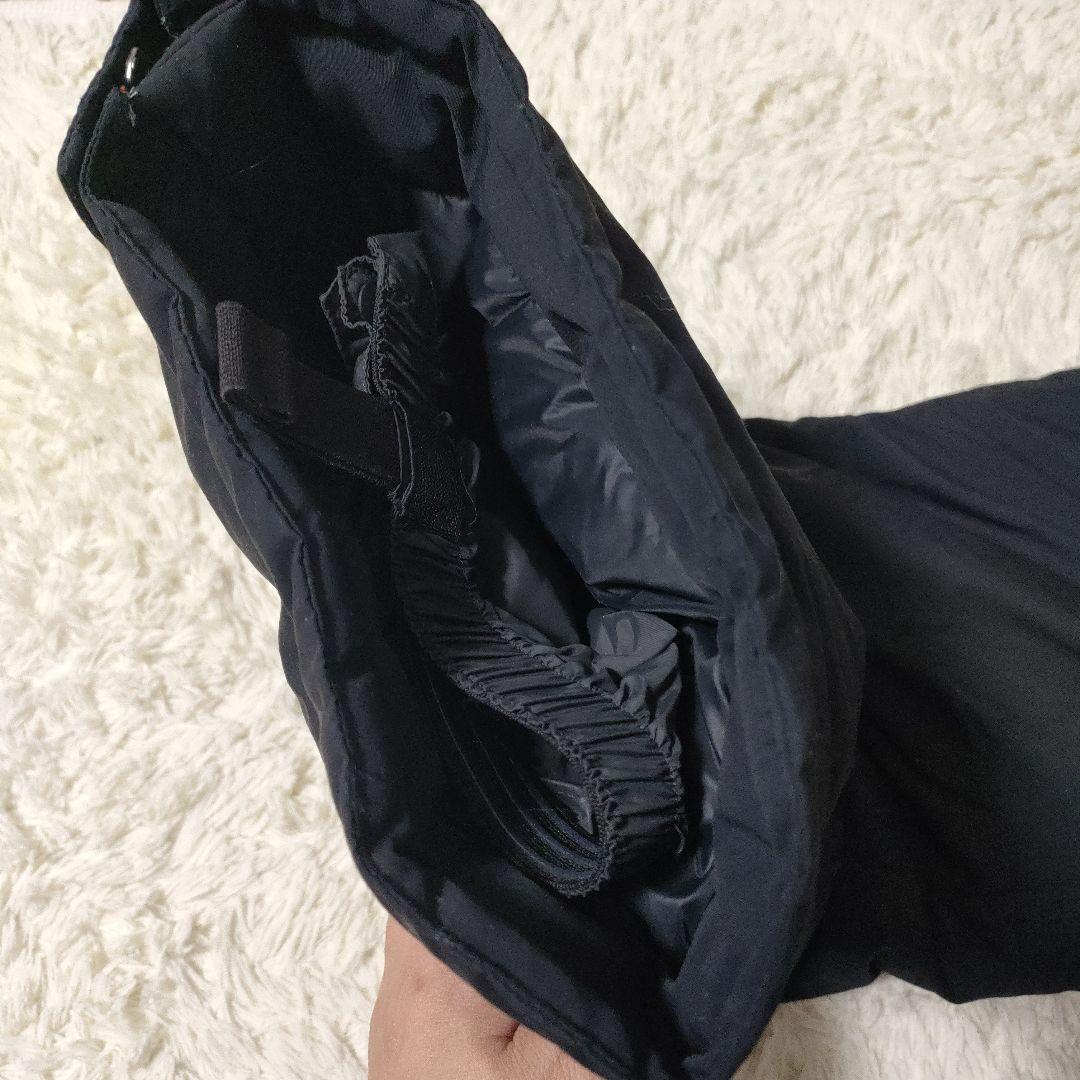 モンベル　ポーラーダウン ビブ　ブラック Ｌ