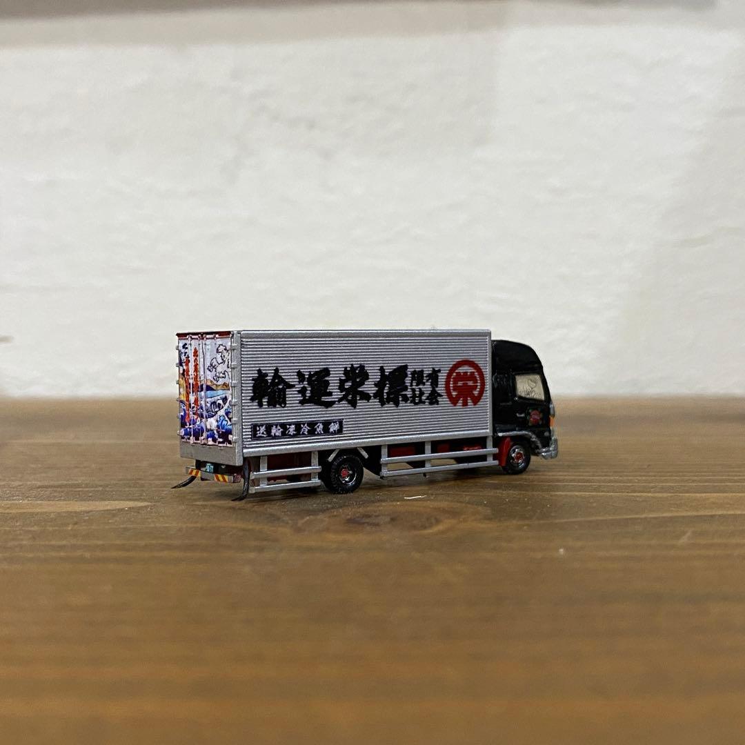 レ*オ様 トラックコレクション　4トン冷凍車日野レンジャーハイルーフ自作品　1/