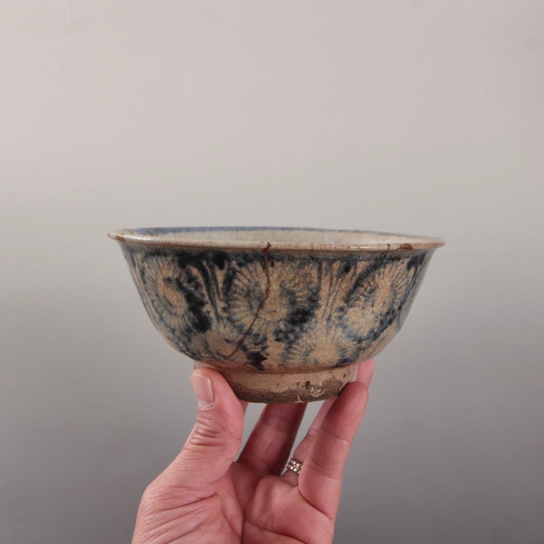 呉州染付 茶碗 18世紀頃 中国美術 古美術 茶道具 古道具 アンティーク