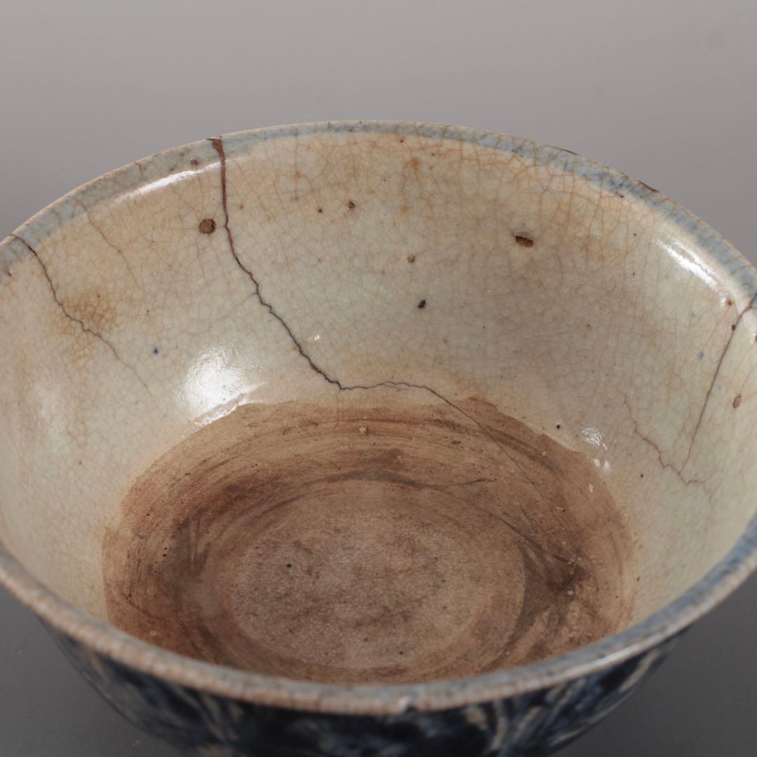 呉州染付 茶碗 18世紀頃 中国美術 古美術 茶道具 古道具 アンティーク